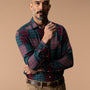 Cotton Flannel Sport Shirt - Pierre Patchwork - Multi
