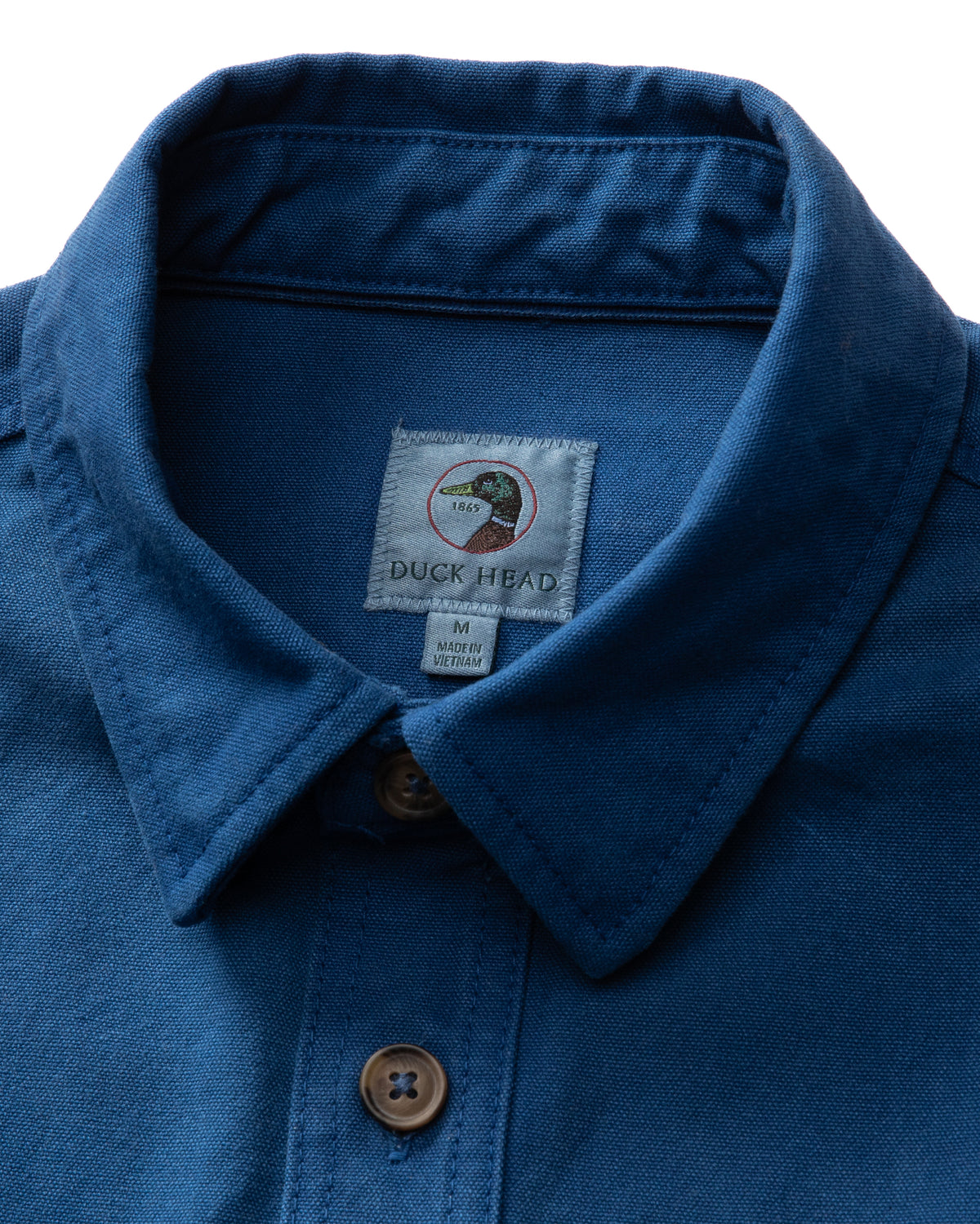 Garment Dyed Duck Canvas Jacket - Navy Peony