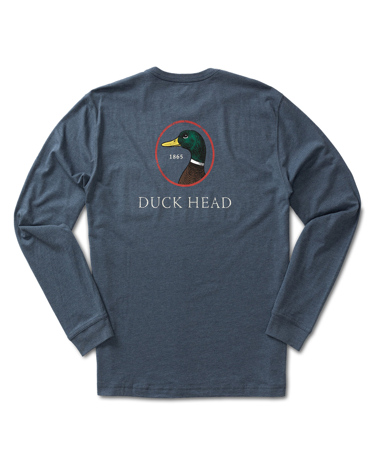 Logo Long Sleeve T-Shirt - Heather Navy