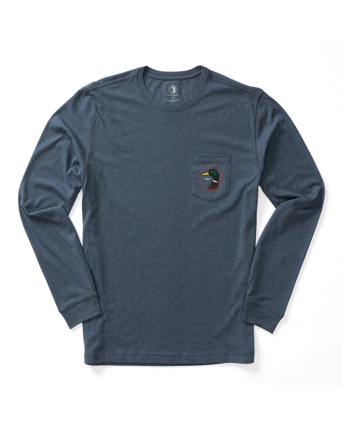 Logo Long Sleeve T-Shirt - Heather Navy