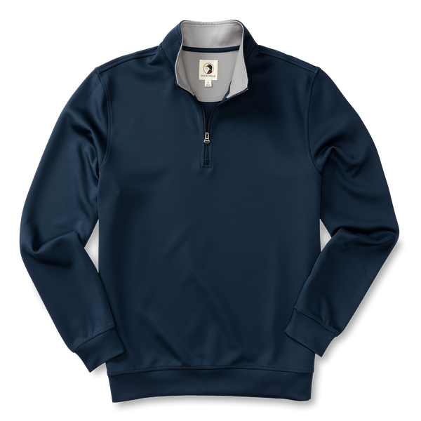 Long Drive Performance 1/4 Zip Pullover - Navy