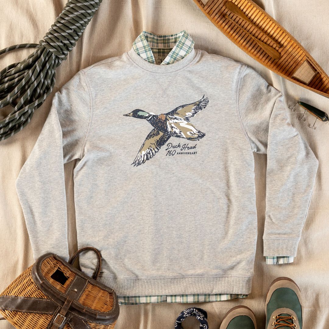 French Terry Crewneck Pullover - 160th Anniversary Edition