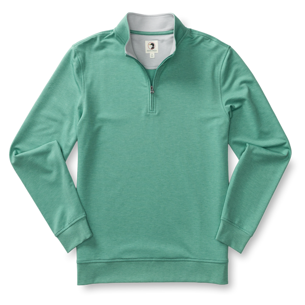 Dunmore Performance 1/4 Zip Pullover - Aspen Green Heather