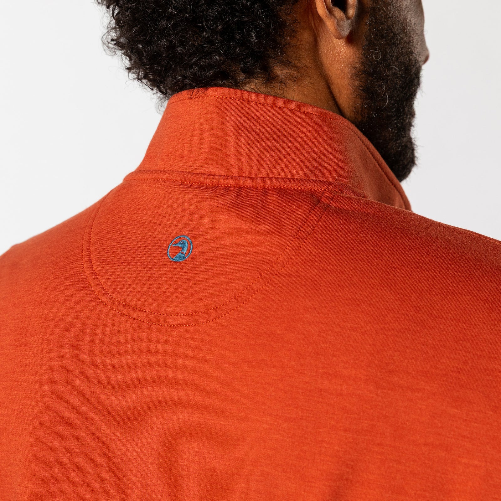 Dunmore Performance 1/4 Zip Pullover - Burnt Brick