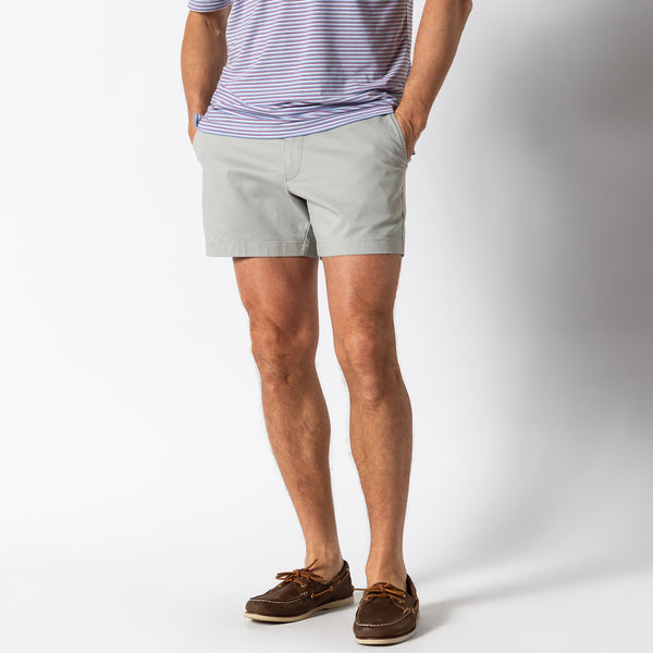 5" Gold School Chino Short - Greystone