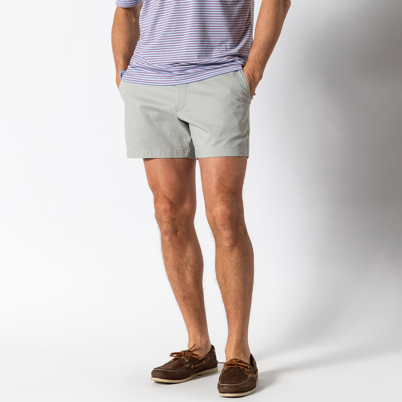 5" Gold School Chino Short - Greystone