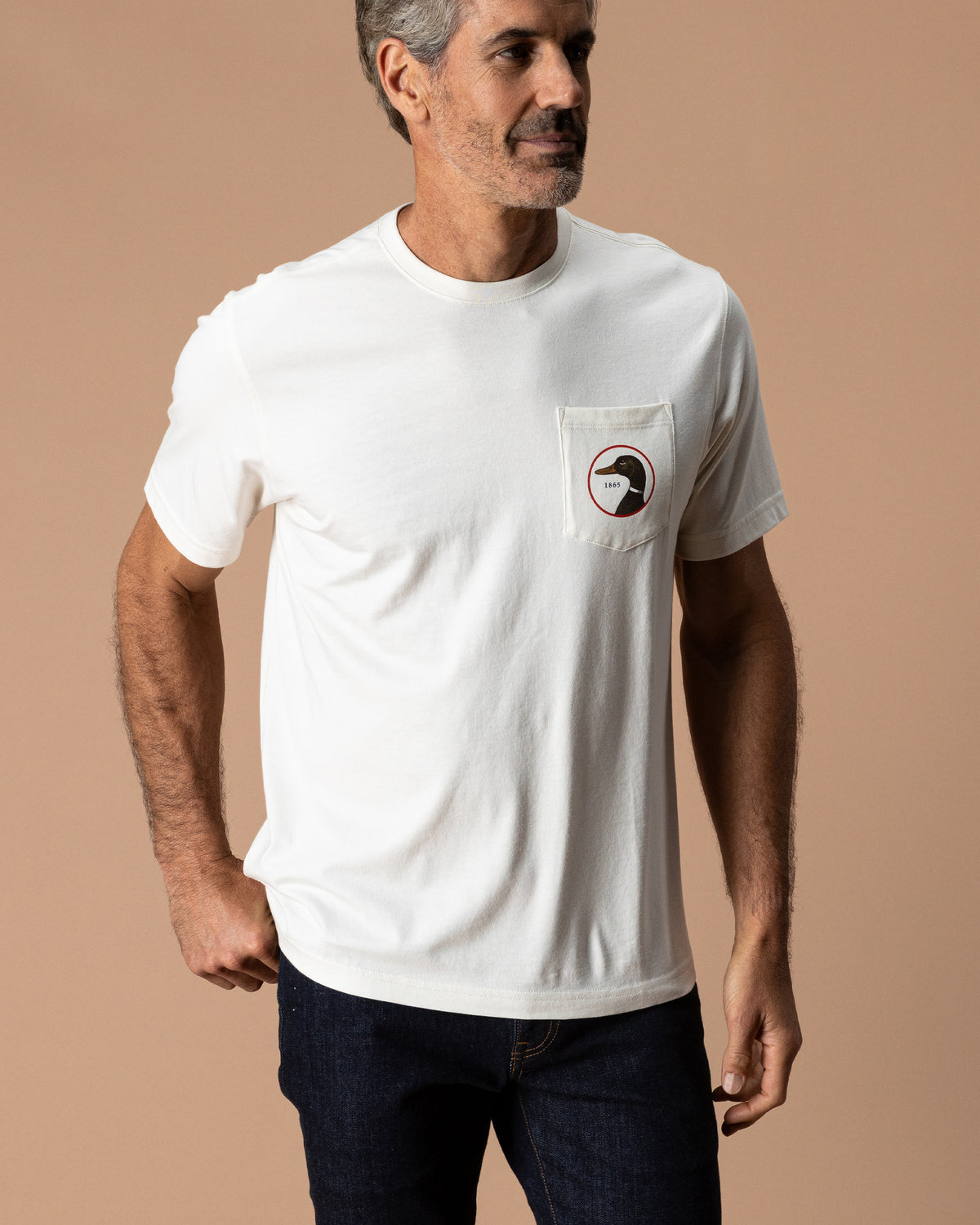 Logo Short Sleeve T-Shirt - Antique White