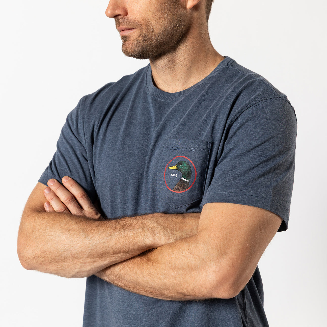 Logo Short Sleeve T-Shirt - Heather Navy