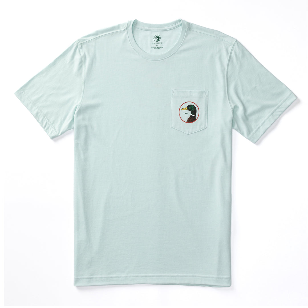 Logo Short Sleeve T-Shirt - Pastel Blue Heather – Duck Head