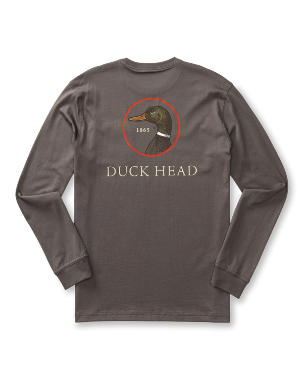 Logo Long Sleeve T-Shirt - Fossil Gray