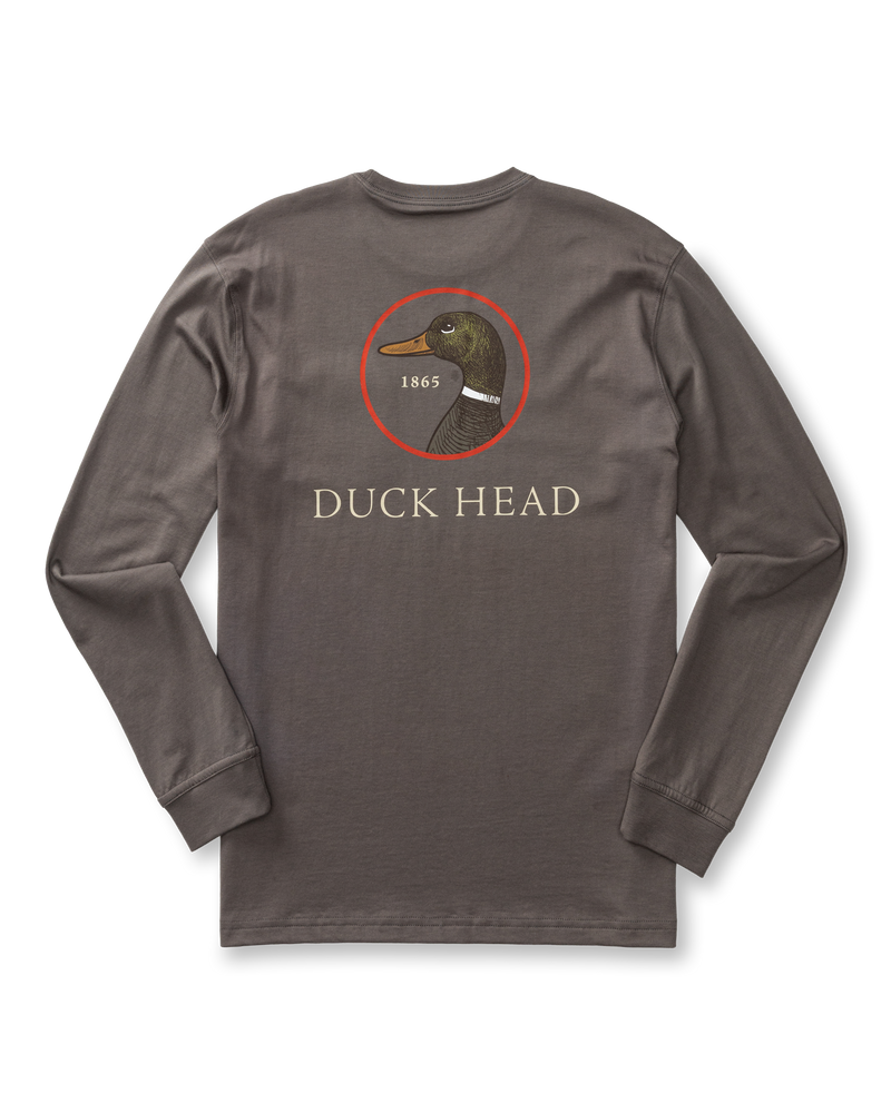 Logo Long Sleeve T-Shirt - Fossil Gray