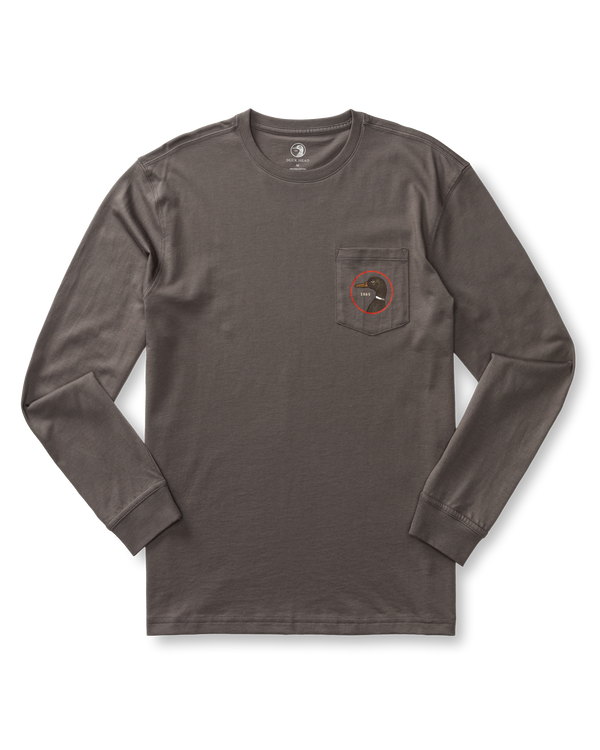 Logo Long Sleeve T-Shirt - Fossil Gray