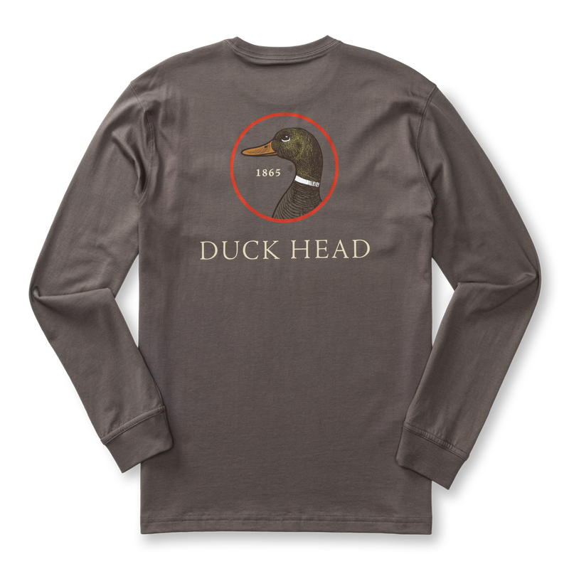 Logo Long Sleeve T-Shirt - Fossil Gray