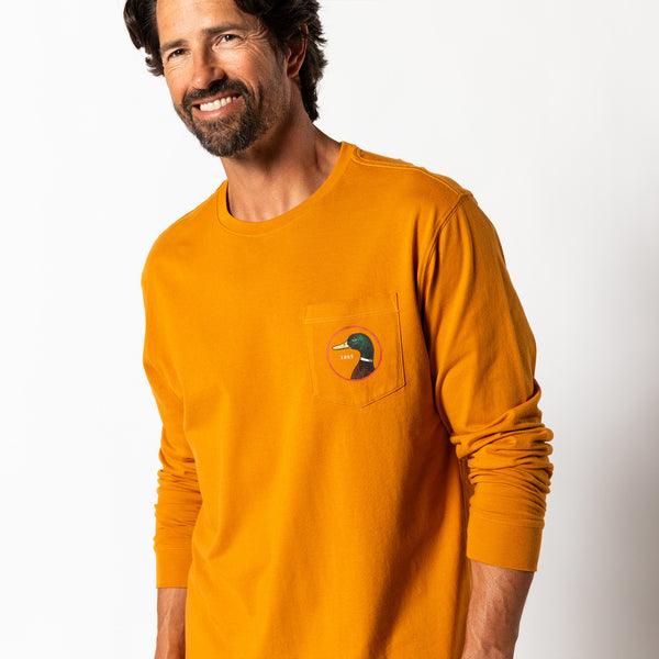 Logo Long Sleeve T-Shirt - Harvest Spice
