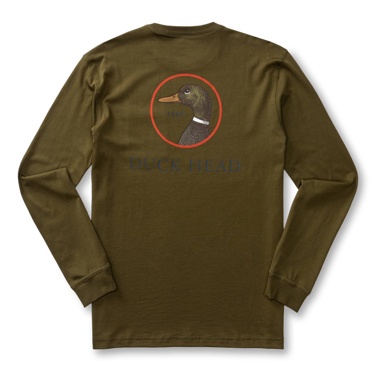 Logo Long Sleeve T-Shirt - Dark Olive