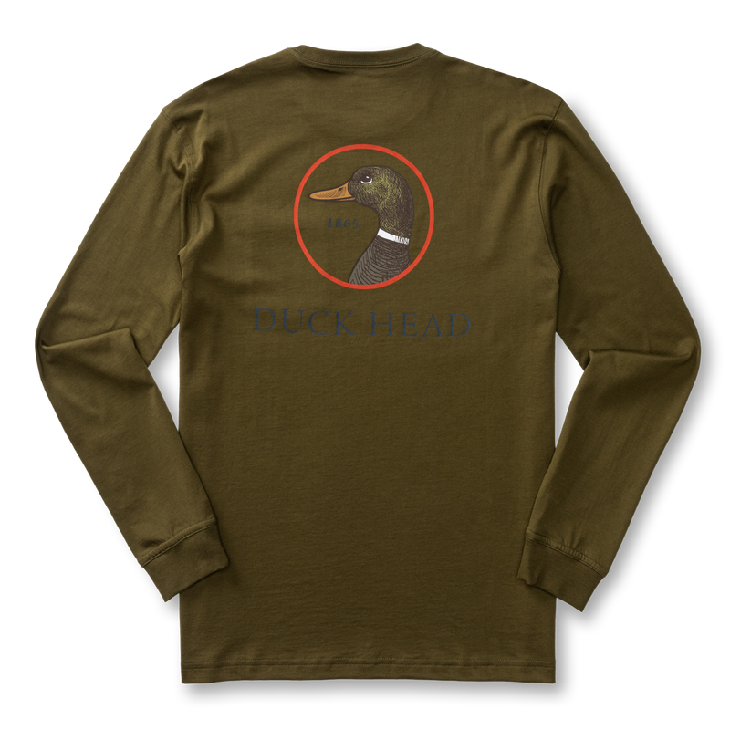 Logo Long Sleeve T-Shirt - Dark Olive