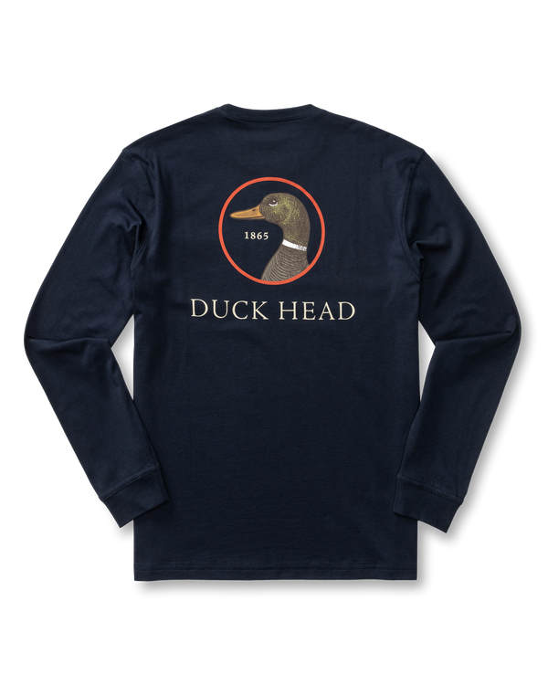 Logo Long Sleeve T-Shirt - Deep Navy