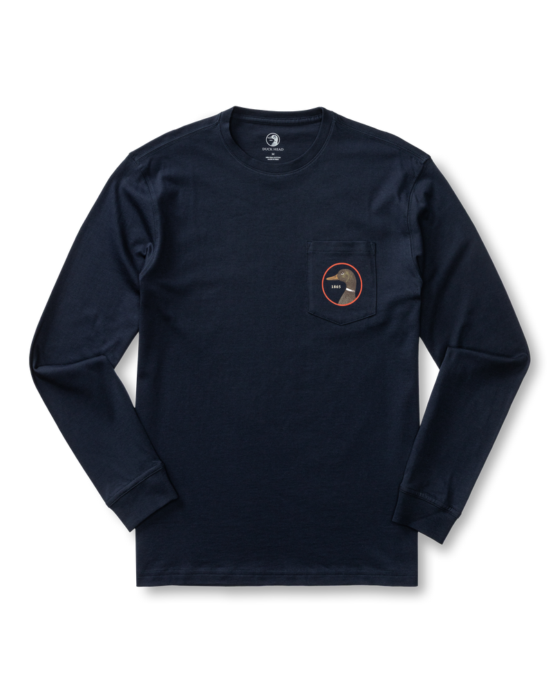 Logo Long Sleeve T-Shirt - Deep Navy