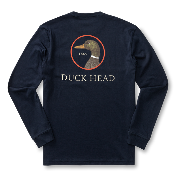 Logo Long Sleeve T-Shirt - Deep Navy