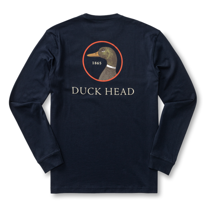 Logo Long Sleeve T-Shirt - Deep Navy