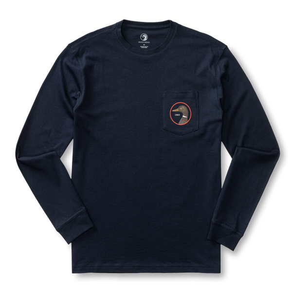 Logo Long Sleeve T-Shirt - Deep Navy