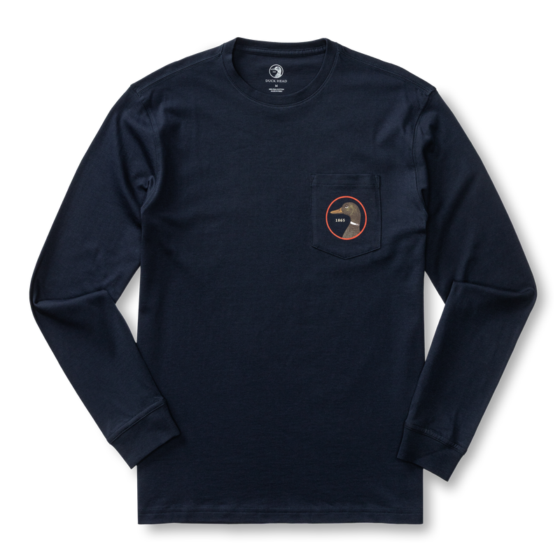 Logo Long Sleeve T-Shirt - Deep Navy