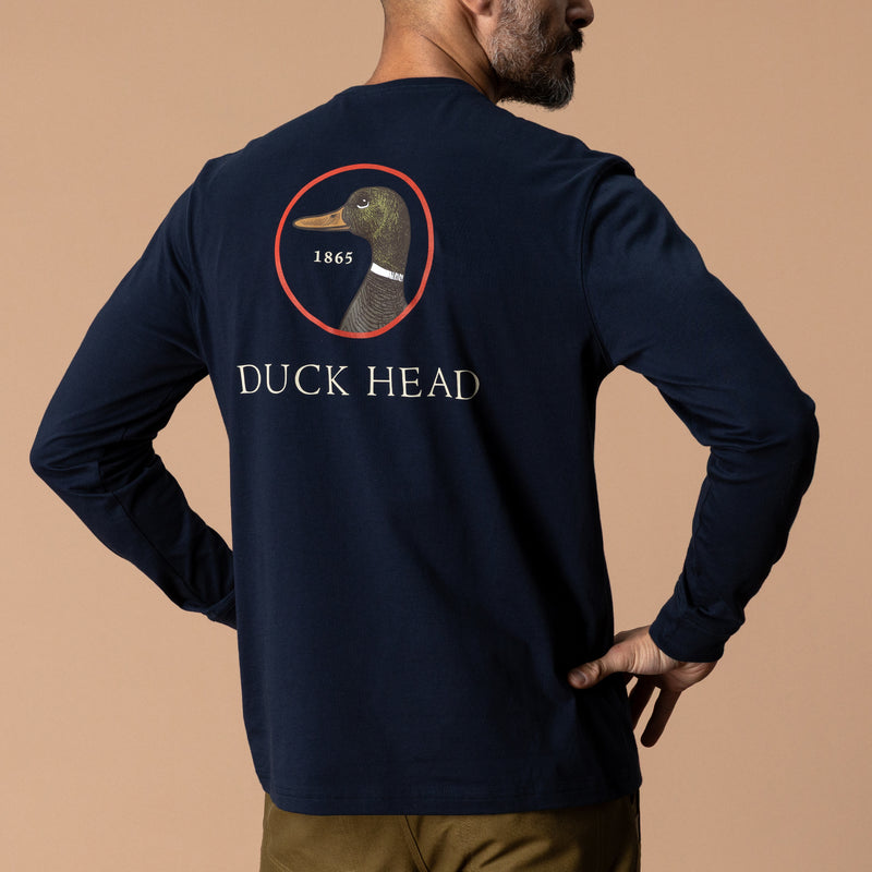 Logo Long Sleeve T-Shirt - Deep Navy