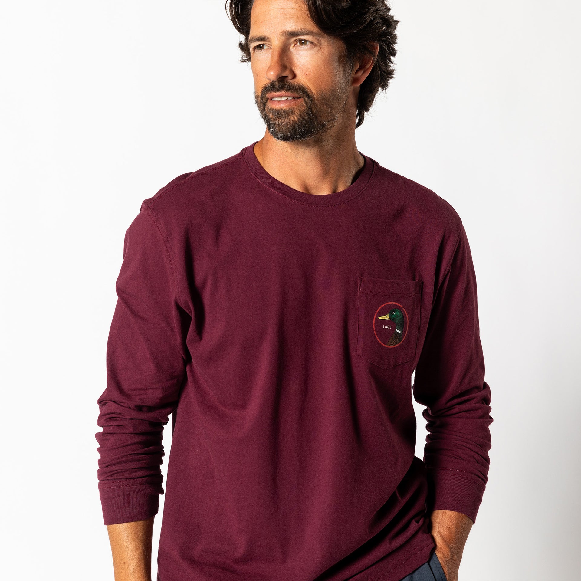 Logo Long Sleeve T-Shirt - Fig