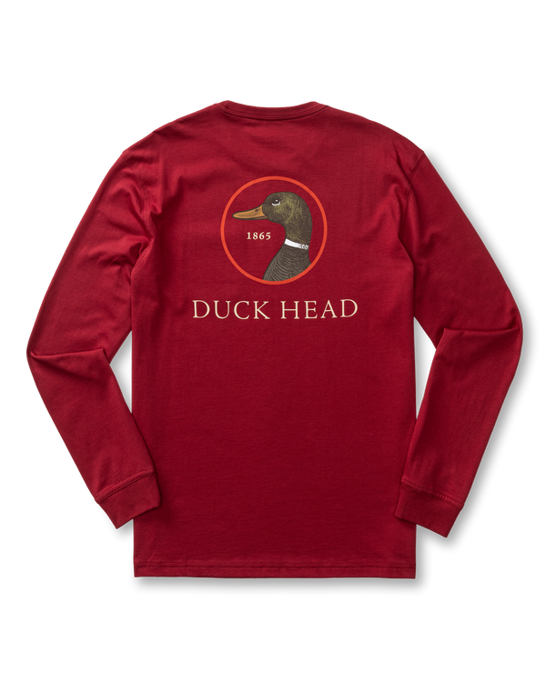 Logo Long Sleeve T-Shirt - Deep Red