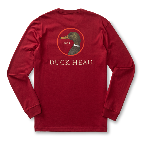 Logo Long Sleeve T-Shirt - Deep Red