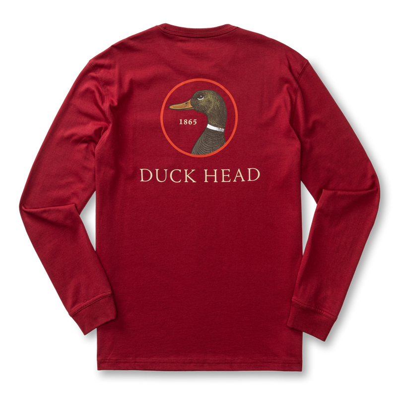 Logo Long Sleeve T-Shirt - Deep Red