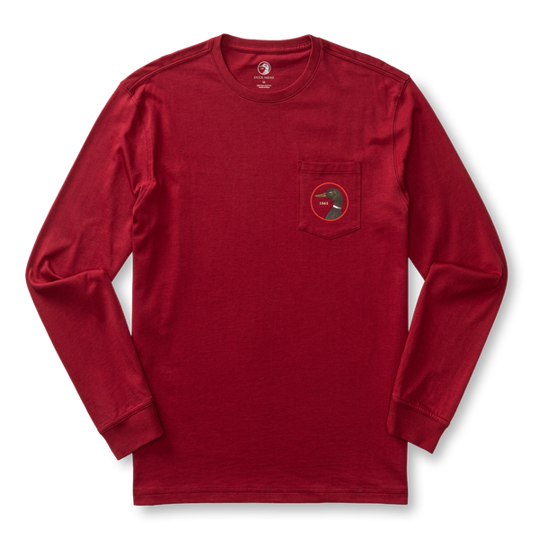 Logo Long Sleeve T-Shirt - Deep Red