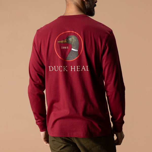 Logo Long Sleeve T-Shirt - Deep Red
