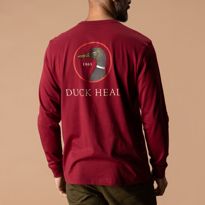 Logo Long Sleeve T-Shirt - Deep Red