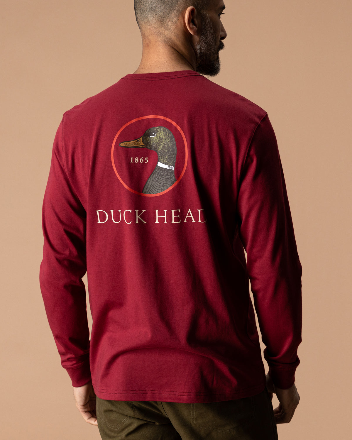 Logo Long Sleeve T-Shirt - Deep Red