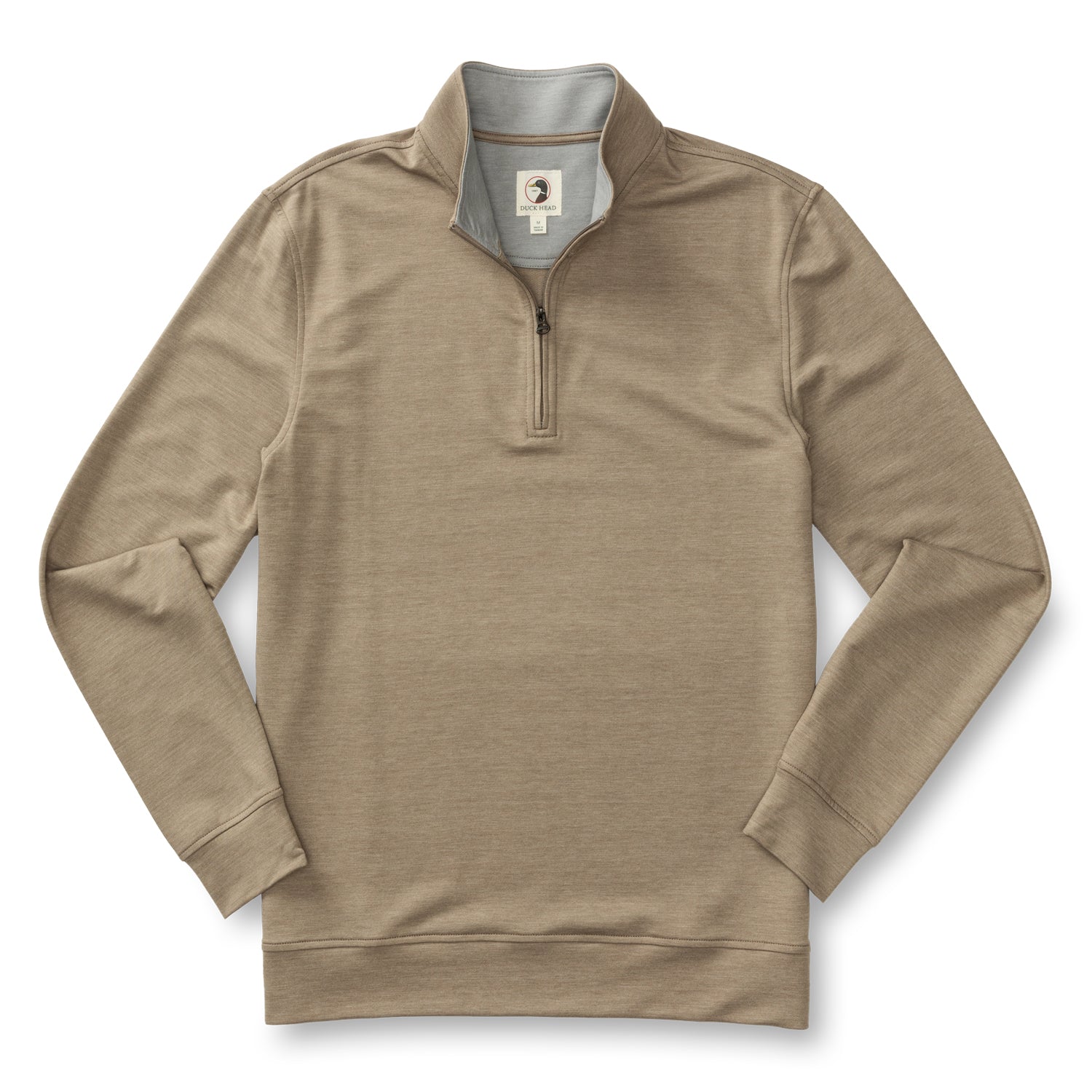 Dunmore Performance 1/4 Zip Pullover - Walnut Heather
