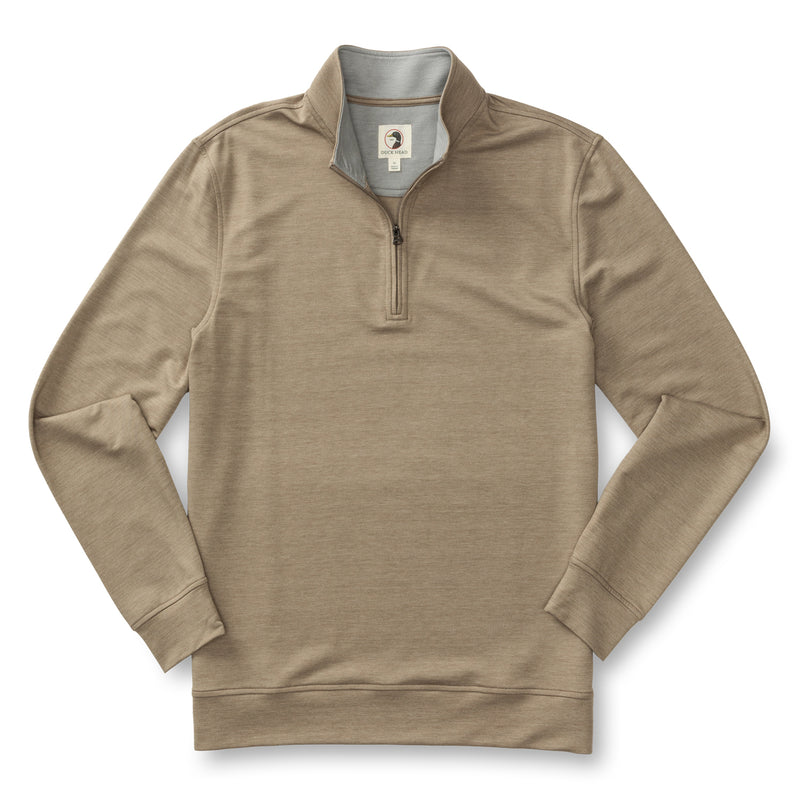 Dunmore Performance 1/4 Zip Pullover - Walnut Heather