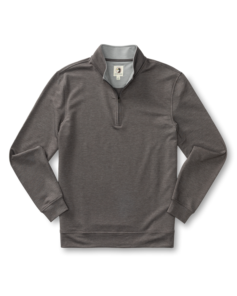 Dunmore Performance 1/4 Zip Pullover - Fossil Gray