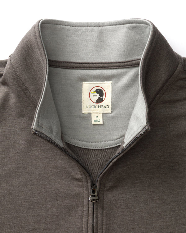 Dunmore Performance 1/4 Zip Pullover - Fossil Gray