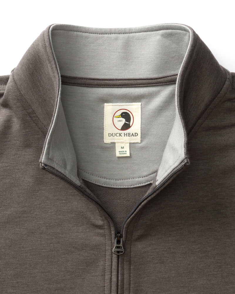 Dunmore Performance 1/4 Zip Pullover - Fossil Gray