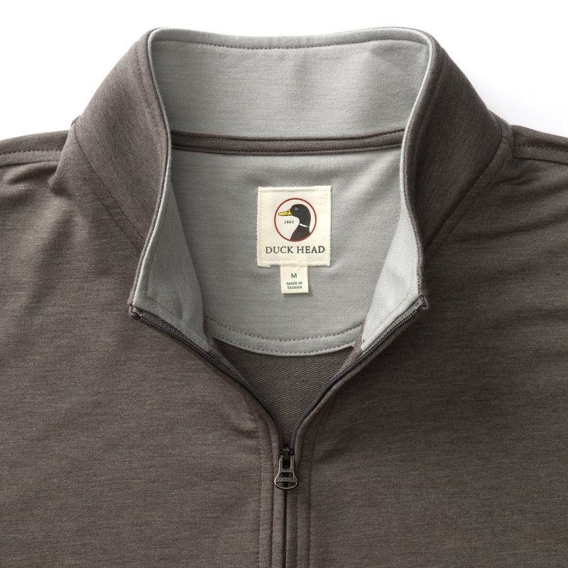 Dunmore Performance 1/4 Zip Pullover - Fossil Gray