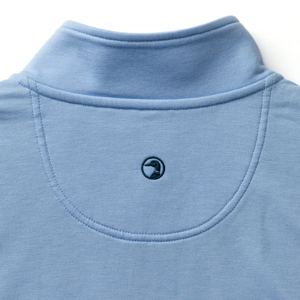 Dunmore Performance 1/4 Zip Pullover - Serenity Blue Heather