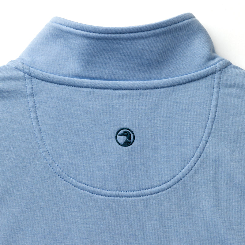 Dunmore Performance 1/4 Zip Pullover - Serenity Blue Heather
