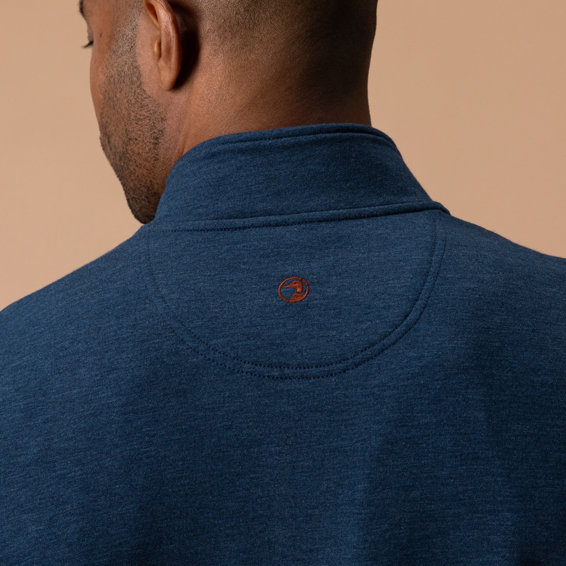 Dunmore Performance 1/4 Zip Pullover - Royal Navy Heather