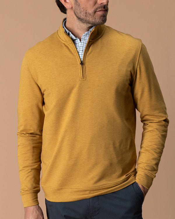 Dunmore Performance 1/4 Zip Pullover - Amberwood Heather
