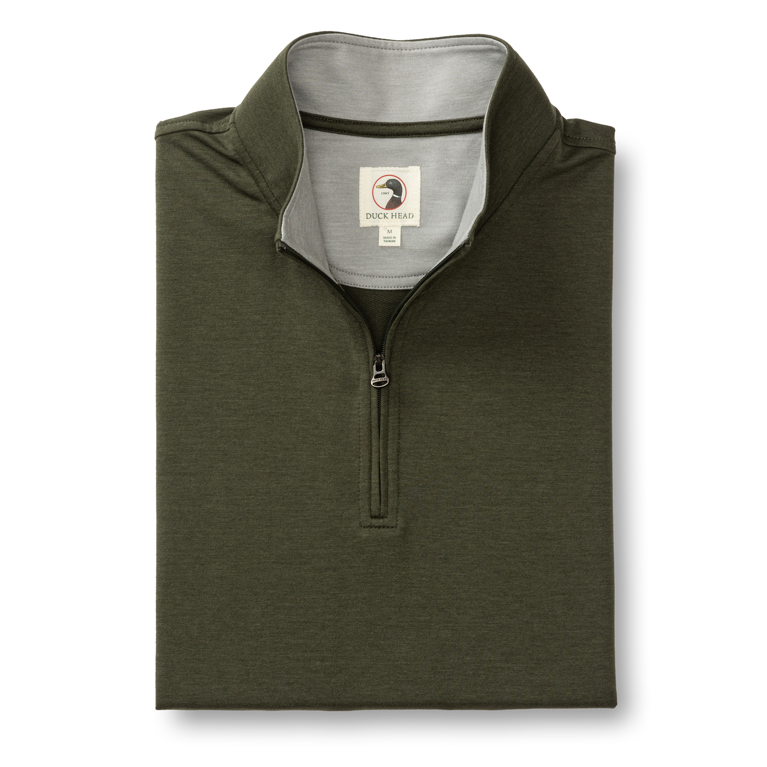 Dunmore Performance 1/4 Zip Pullover - Deep Olive