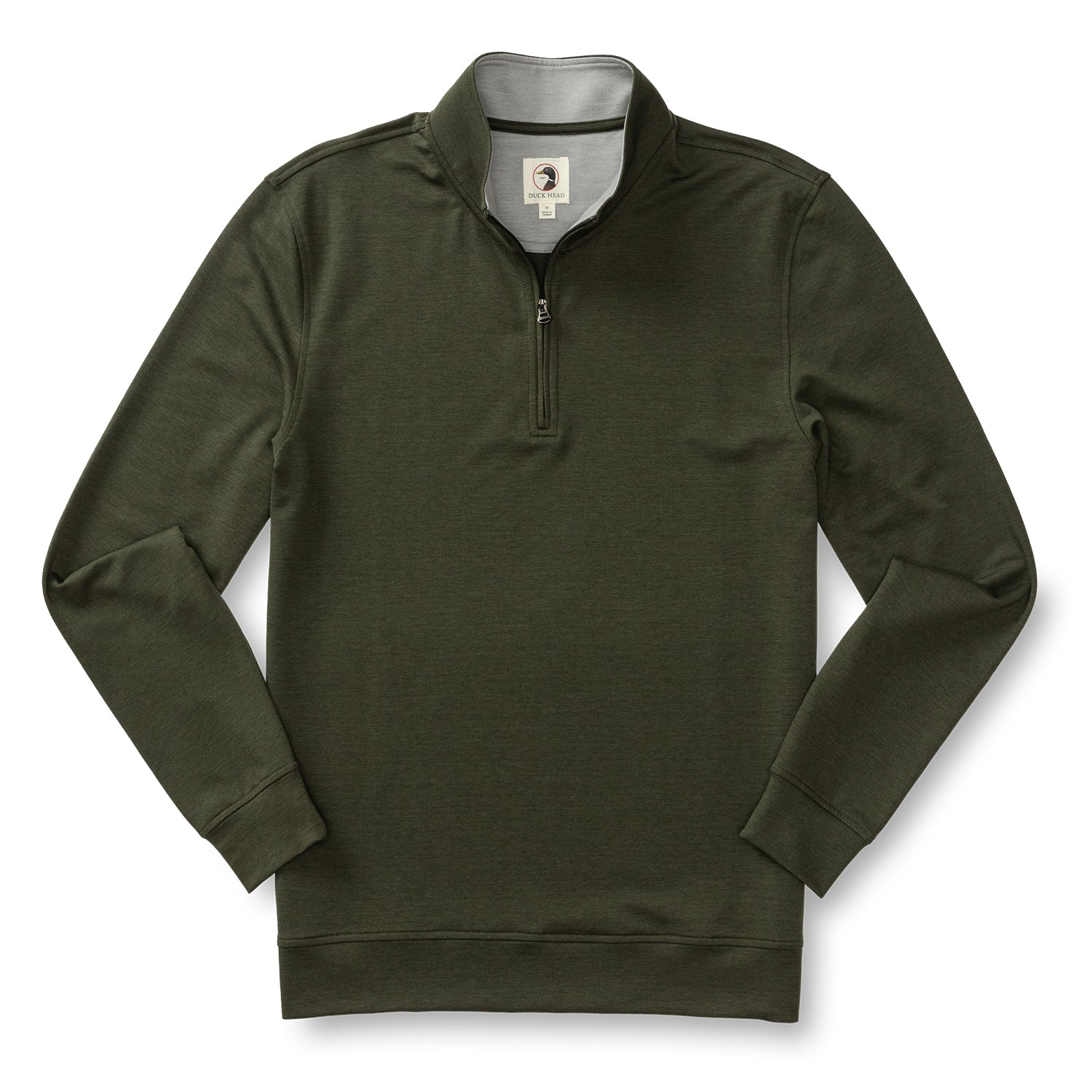 Dunmore Performance 1/4 Zip Pullover - Deep Olive