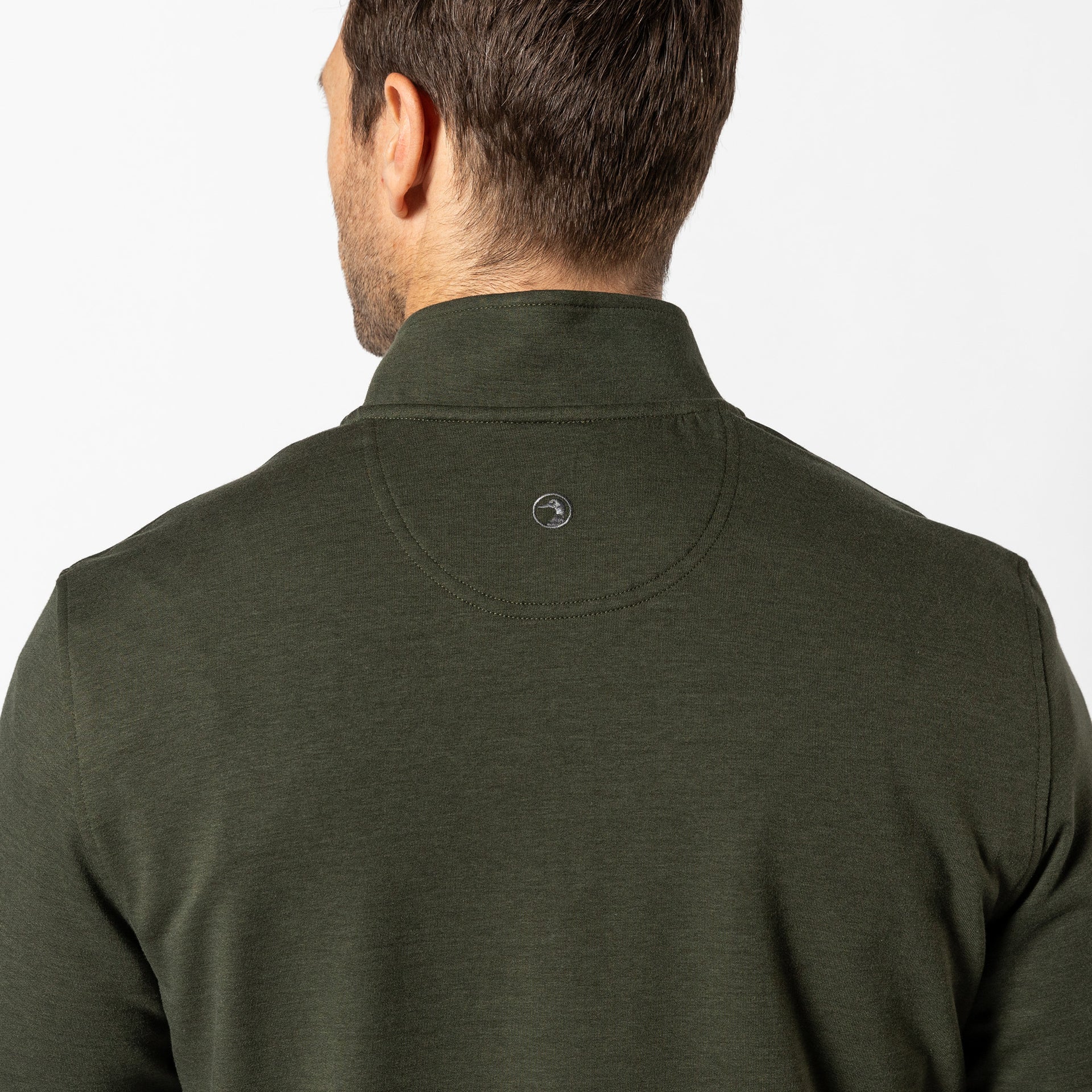Dunmore Performance 1/4 Zip Pullover - Deep Olive