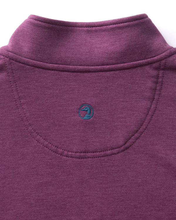 Dunmore Performance 1/4 Zip Pullover - Aubergine Heather