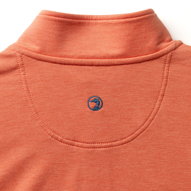 Dunmore Performance 1/4 Zip Pullover - Coral Heather
